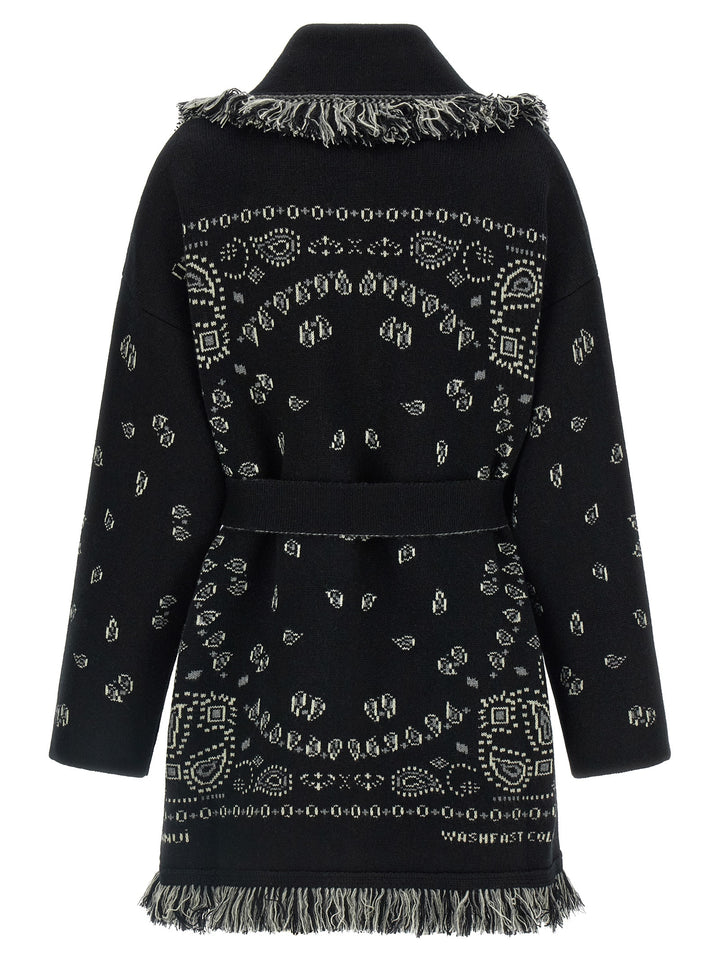 Alanui Black Cashmere Cardigan