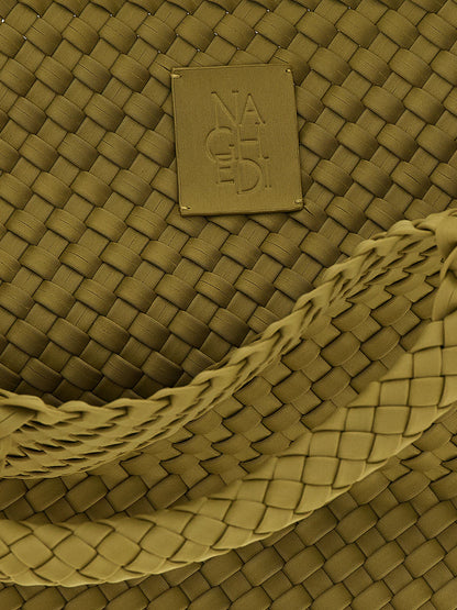 NAGHEDI Bicolor Nylon Handbag