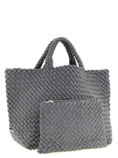 NAGHEDI Gray Nylon Tote Bag