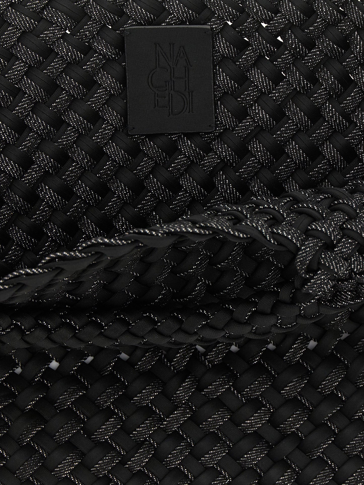 NAGHEDI Black Nylon Tote Bag