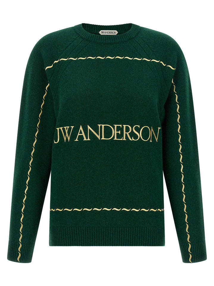 J.W.Anderson Bicolor Wool Cardigan
