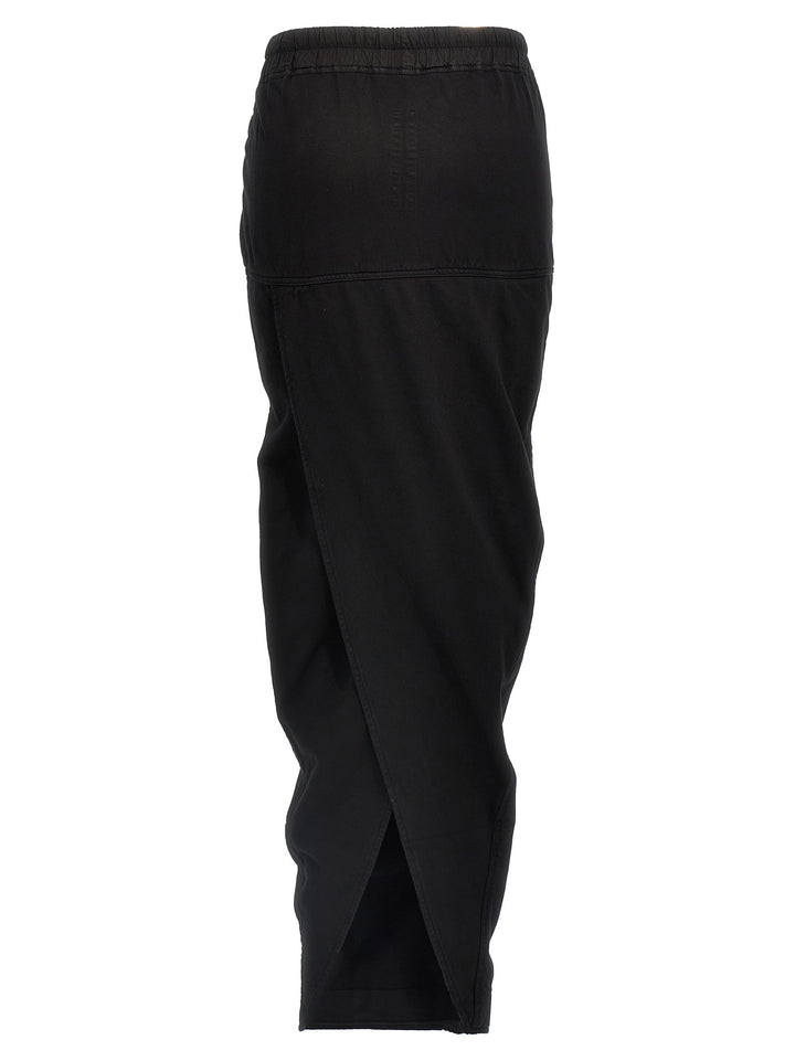 DRKSHDW Black Cotton Mini Skirt