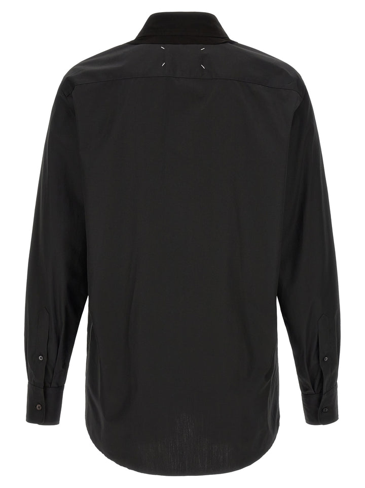 Maison Margiela Black Cotton Blouse