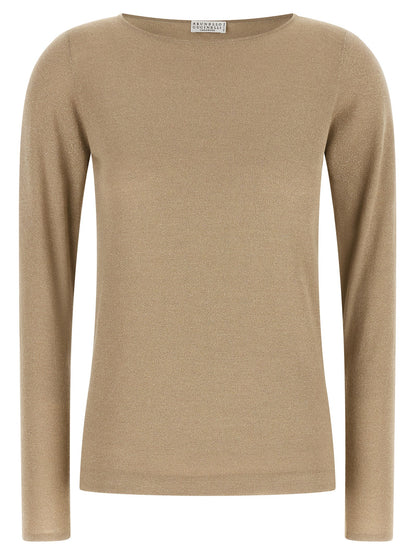 Brunello Cucinelli Beige Cashmere Cardigan