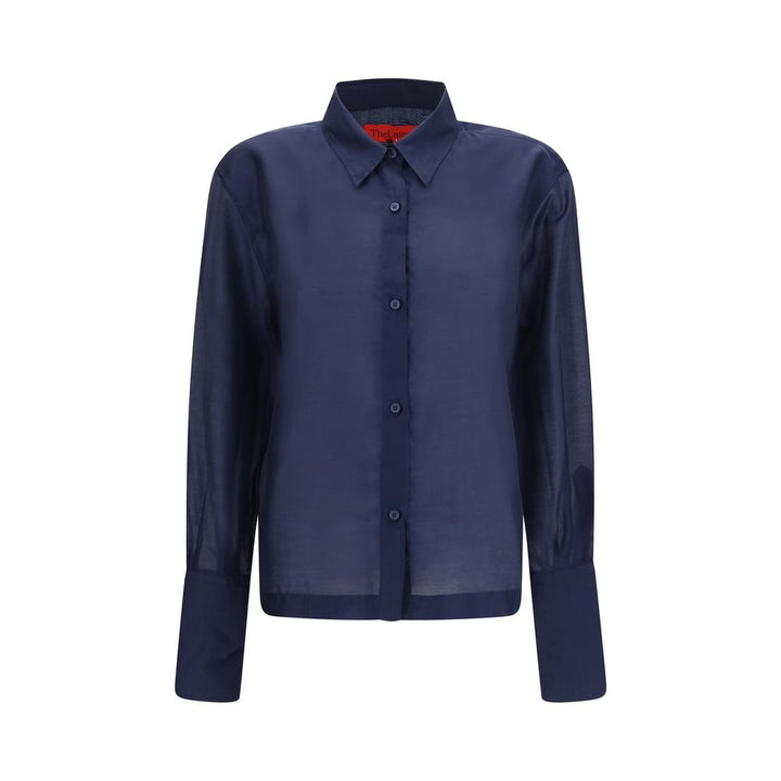 The Latest Blue Wool Oves Aries Dress Shirt