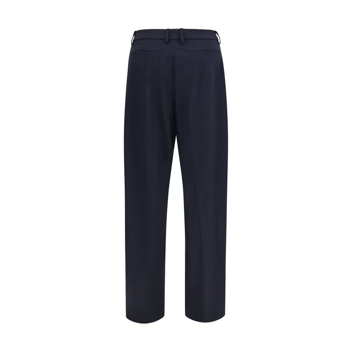The Latest Blue Polyester Dress Pants