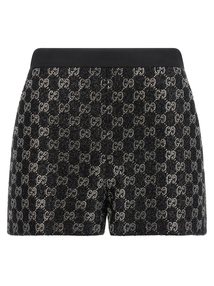 Gucci Black Viscose Short And Mini Shorts