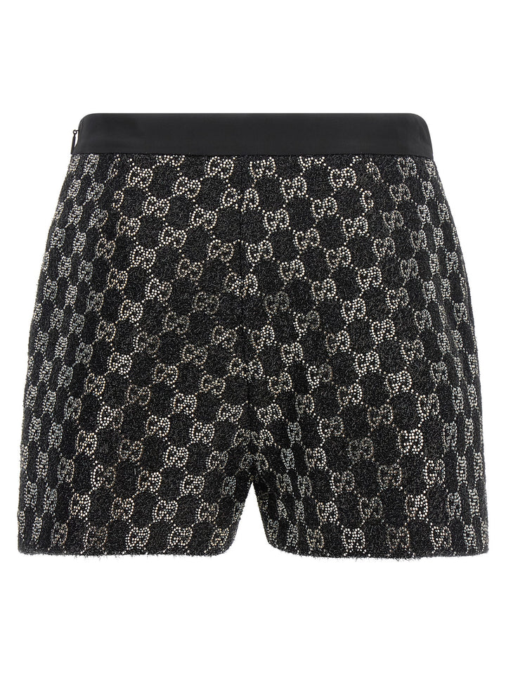 Gucci Black Viscose Short And Mini Shorts