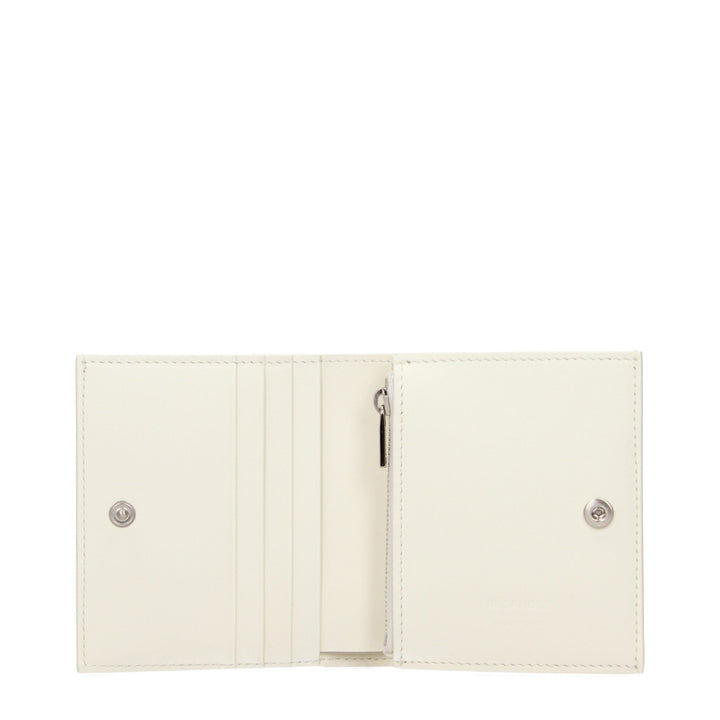Jil Sander White Leather Wallet