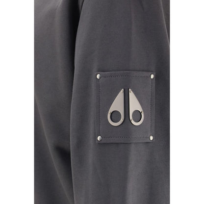 Moose Knuckles Gray Cotton Sweatshirt