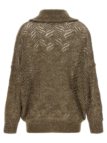 Brunello Cucinelli Brown Polyamide Cardigan