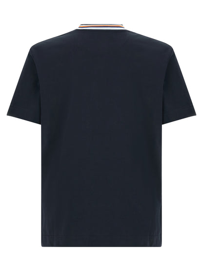 Fendi Blue Cotton T-Shirt