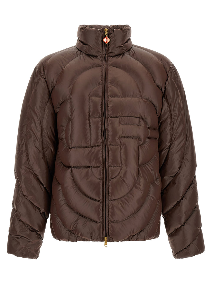 Casablanca Brown Polyamide Full-Length Jacket