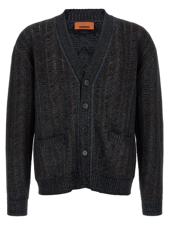 Missoni Blue Viscose Cardigan