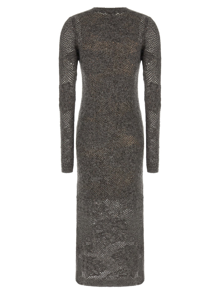 Brunello Cucinelli Gray Nylon Casual Dress
