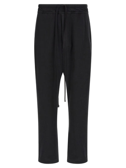 Thom Krom Black Cotton Casual Pants