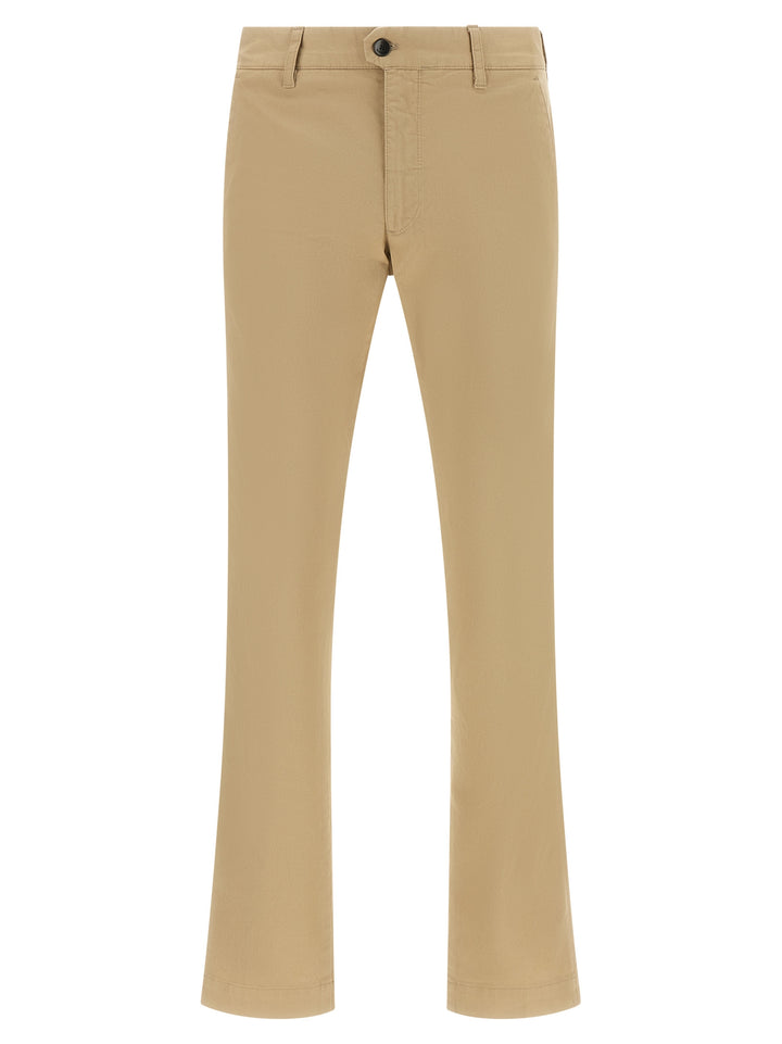 Incotex Beige Cotton Chino Pants
