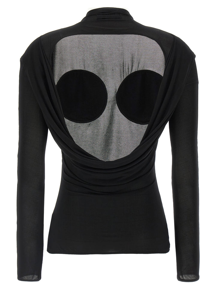Jean Paul Gaultier Black Viscose Cardigan