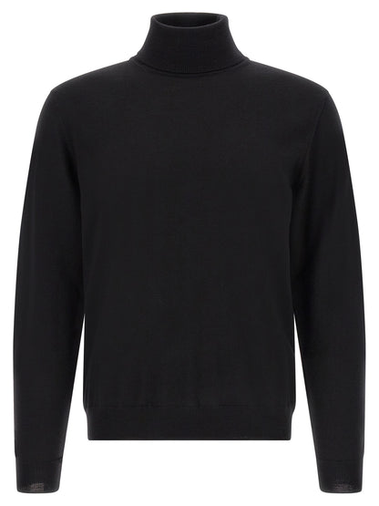 ZANONE Black Virgin Wool Cardigan