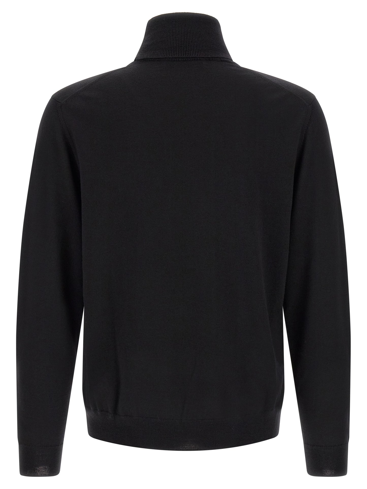 ZANONE Black Virgin Wool Cardigan