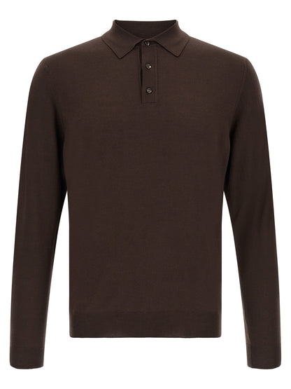 ZANONE Brown Virgin Wool Cardigan