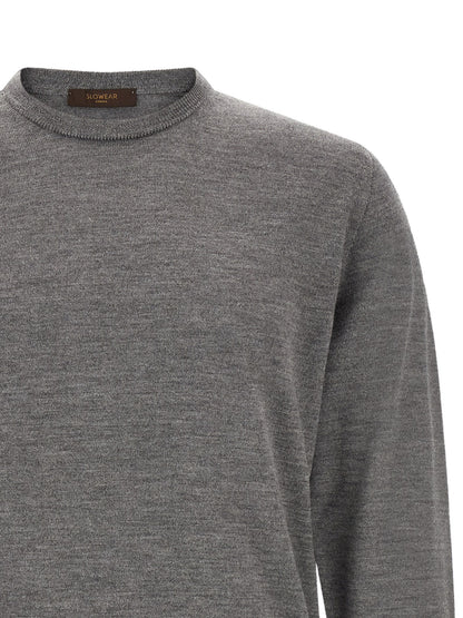 ZANONE Gray Virgin Wool Cardigan