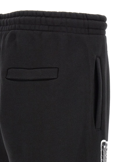 Off-White Black Cotton Joggers (Workout Pants)