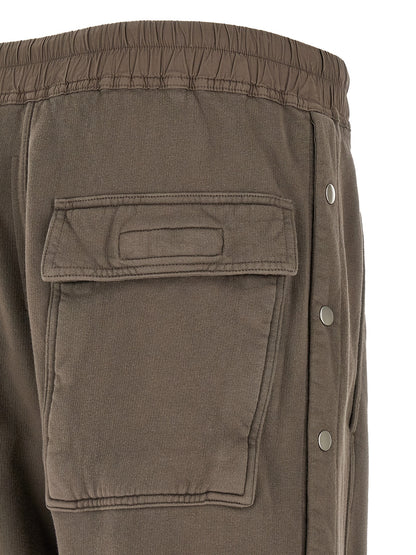 DRKSHDW Gray Cotton Flared Pants