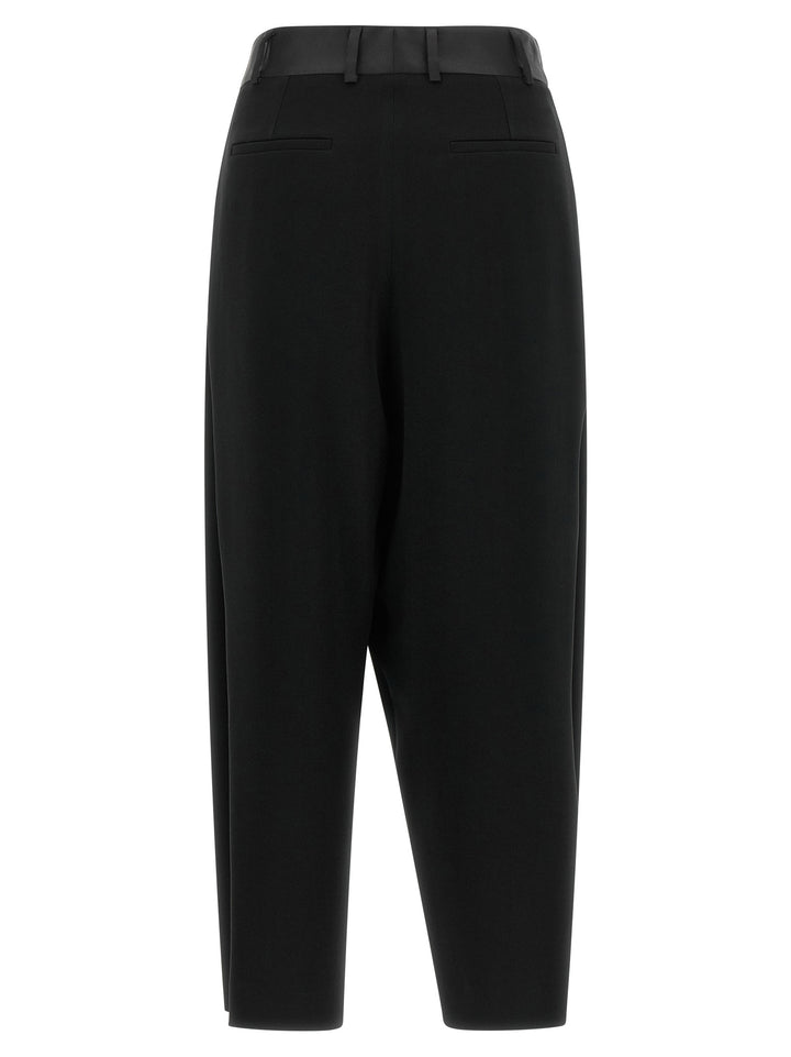 Alberto Biani Black Triacetate Dress Pants