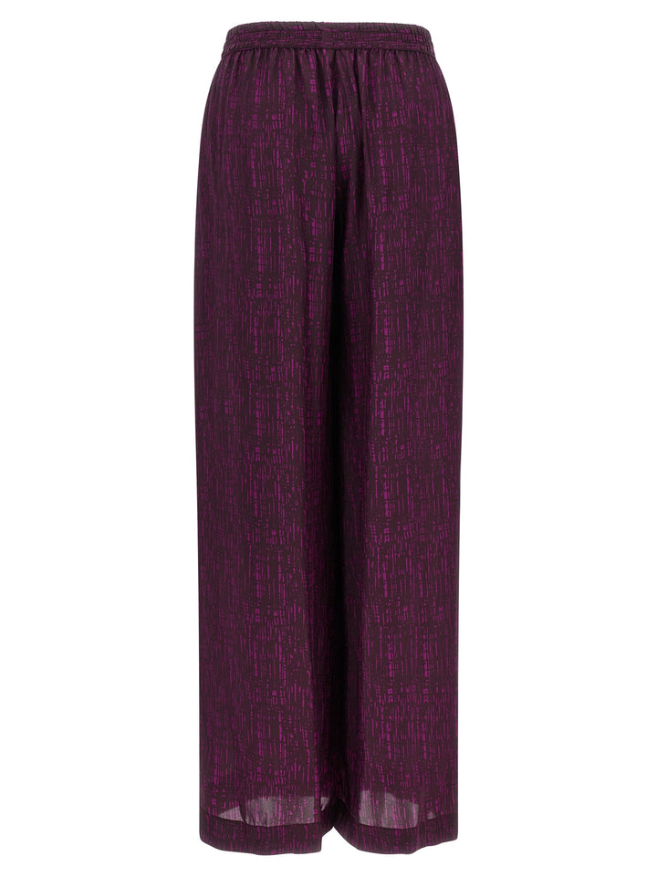 Gianluca Capannolo Purple Viscose Casual Pants