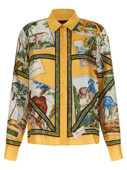 Gucci Multicolor Silk Blouse