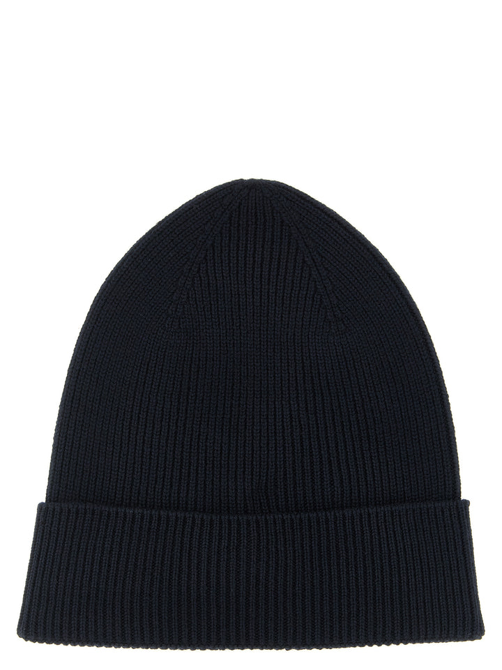 Moncler Blue Virgin Wool Beanie