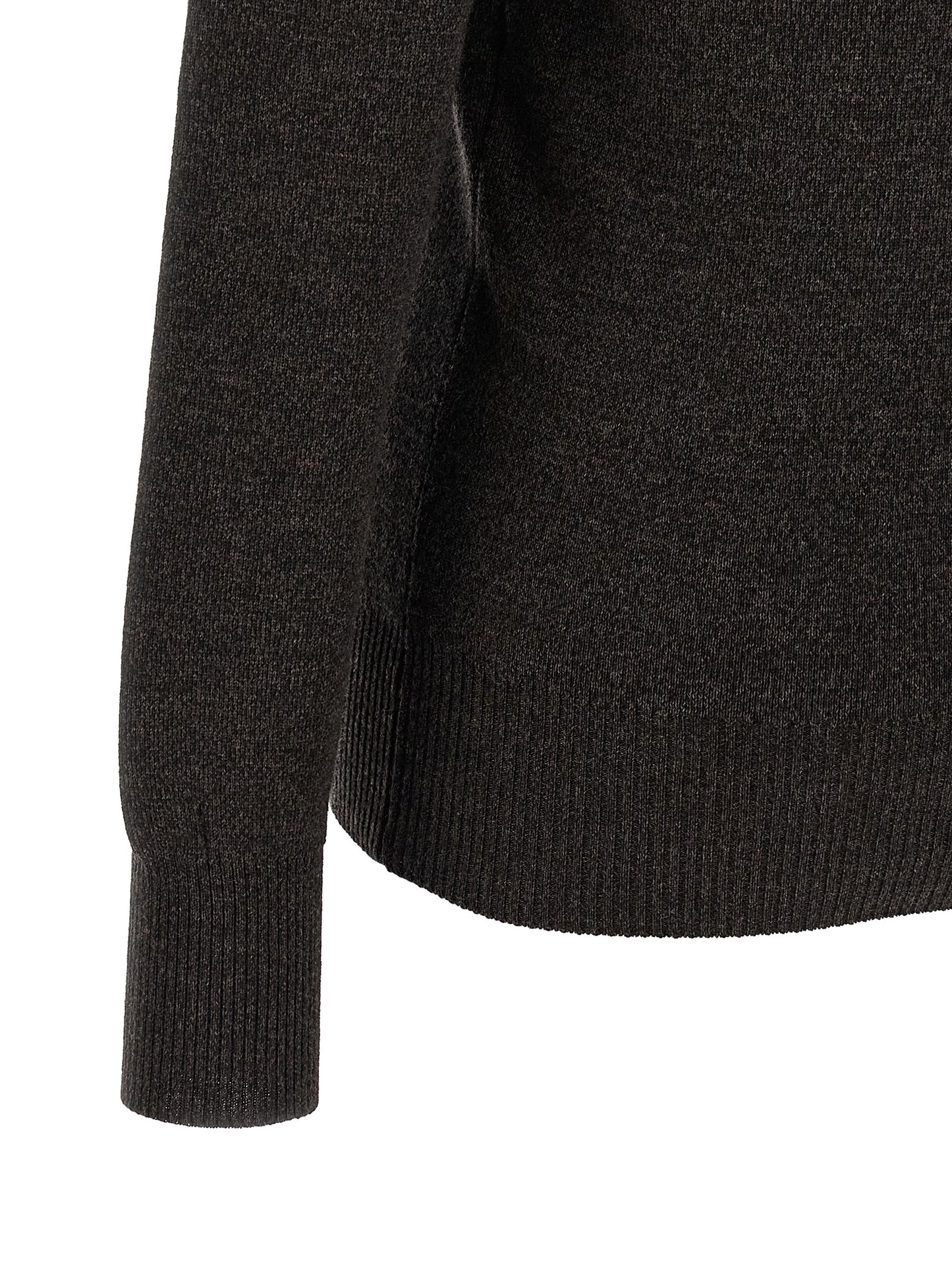 Lemaire Brown Wool Cardigan