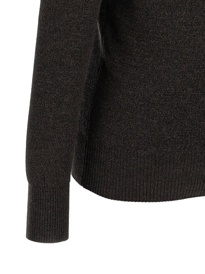 Lemaire Brown Wool Cardigan