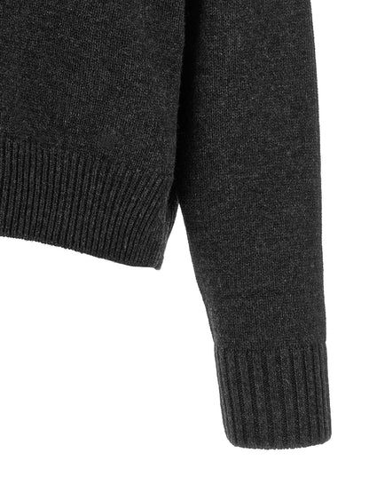 Loulou De Saison Gray Wool Cardigan