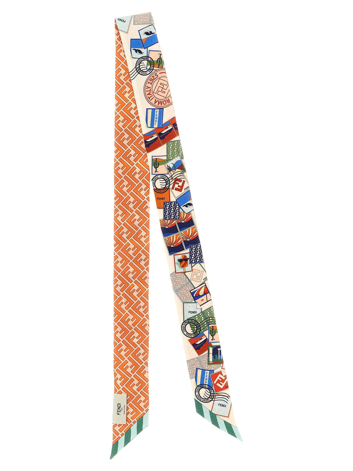 Fendi Multicolor Silk Hairband