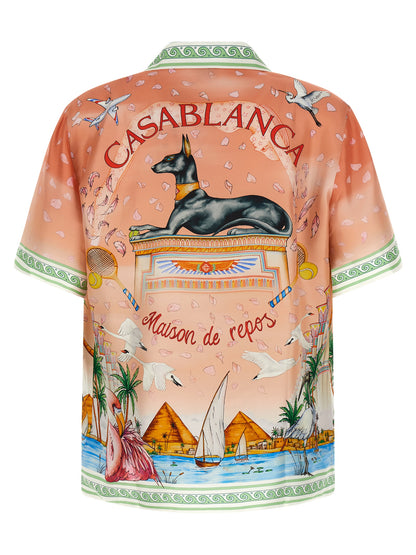 Casablanca Multicolor Silk Blouse