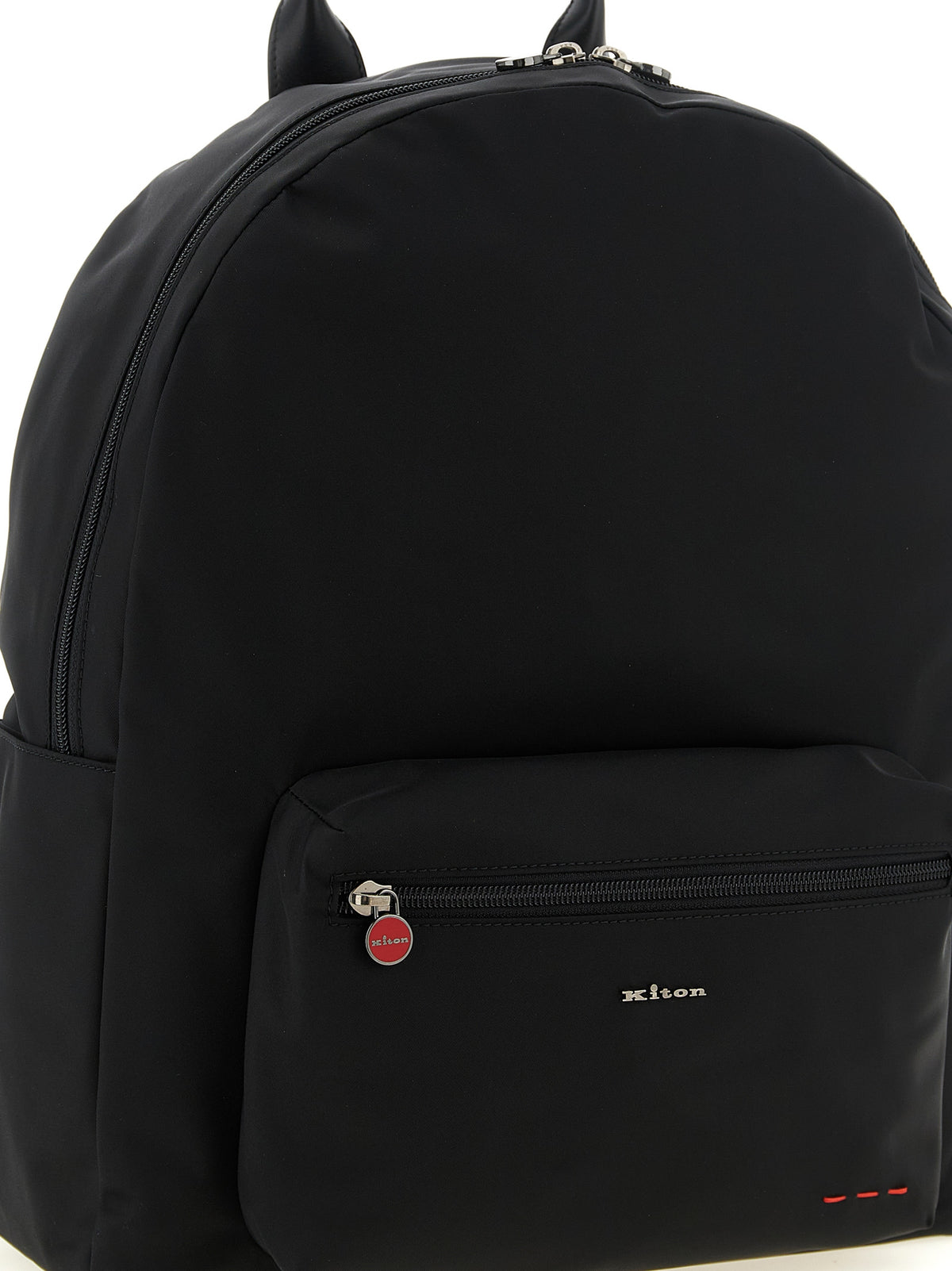 Kiton Black Polyamide Backpack