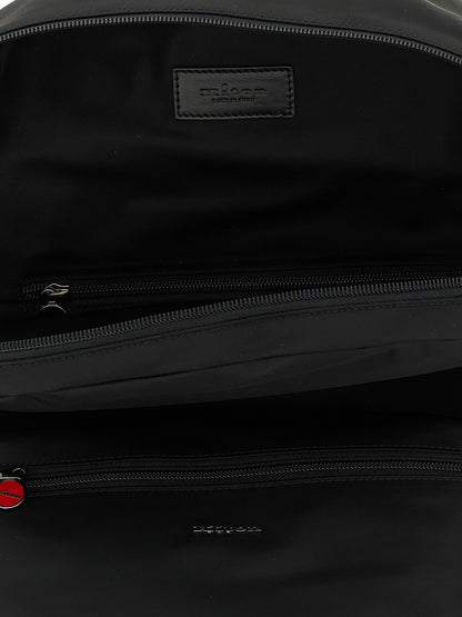 Kiton Black Polyamide Backpack