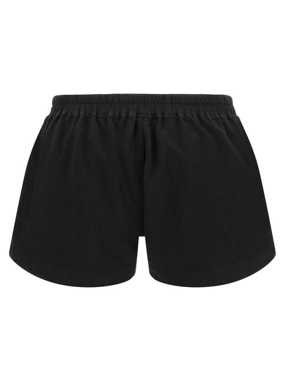 DRKSHDW Black Cotton Bermuda Shorts