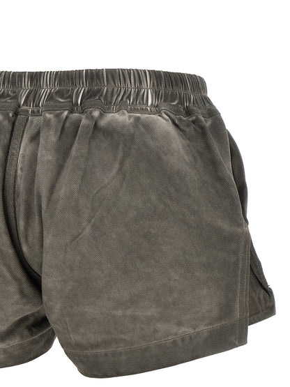DRKSHDW Gray Cotton Bermuda Shorts