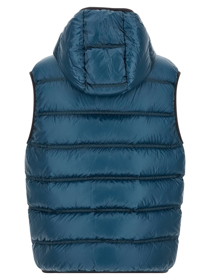 Moncler Blue Polyamide Full-Length Jacket