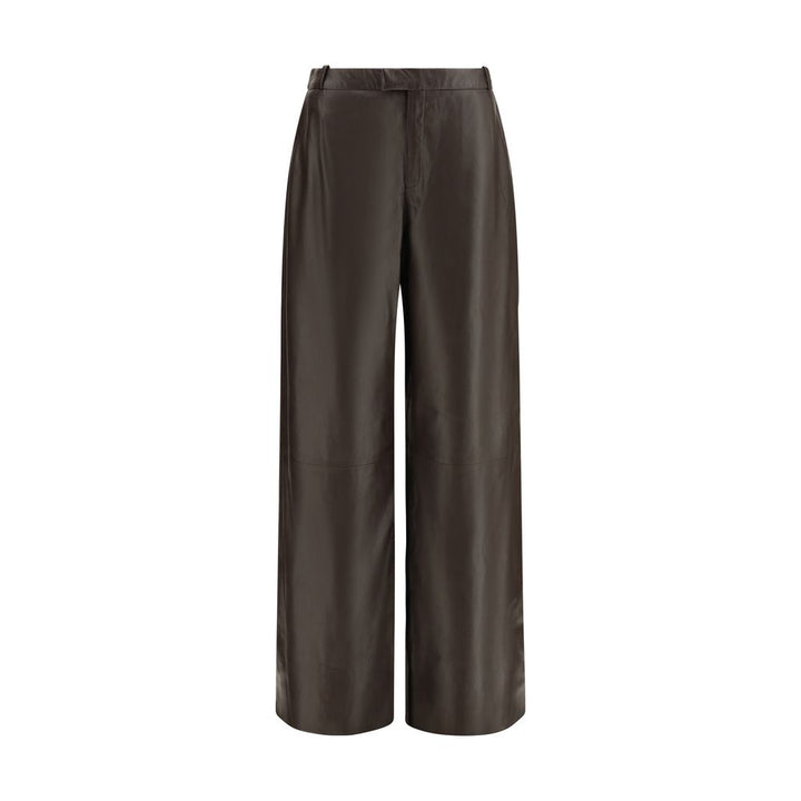 Arma Brown Leather Pants