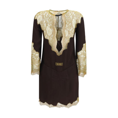 The Attico Multicolor Acetate Casual Dress
