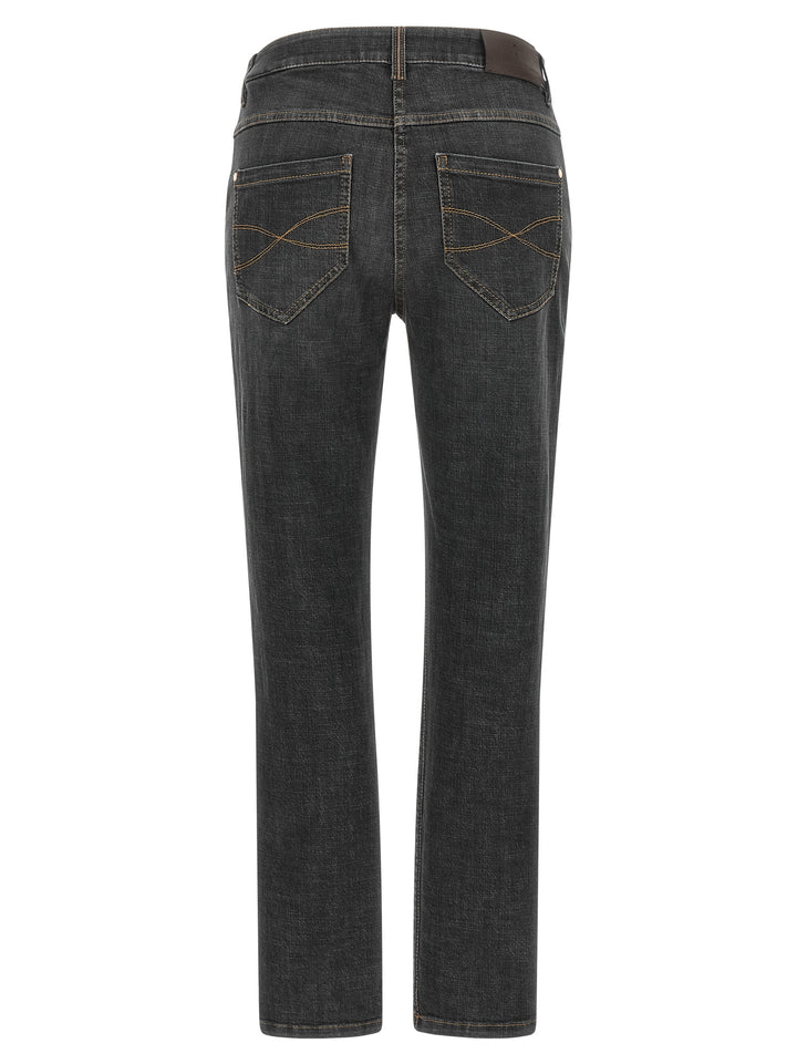 Brunello Cucinelli Gray Cotton Slim Fit Jeans