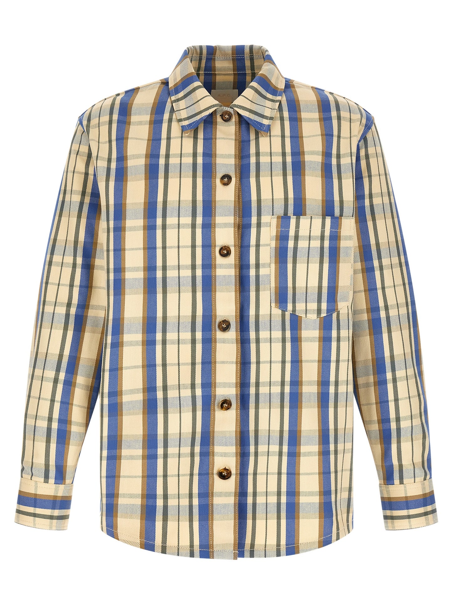 A.P.C. Bicolor Cotton Blouse
