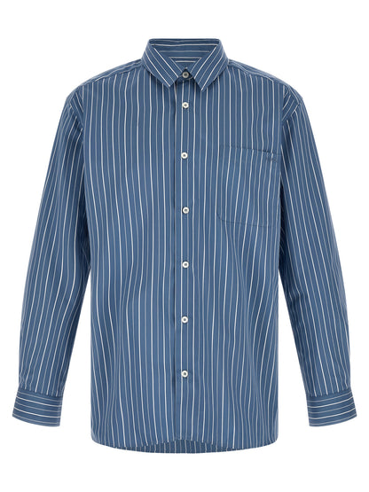 A.P.C. Blue Cotton Blouse