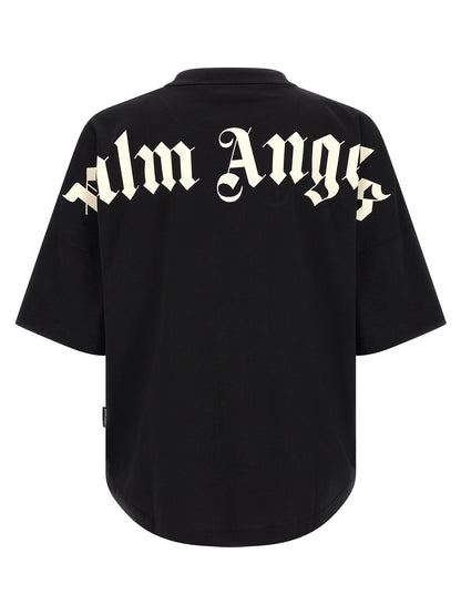 Palm Angels Black Cotton T-Shirt