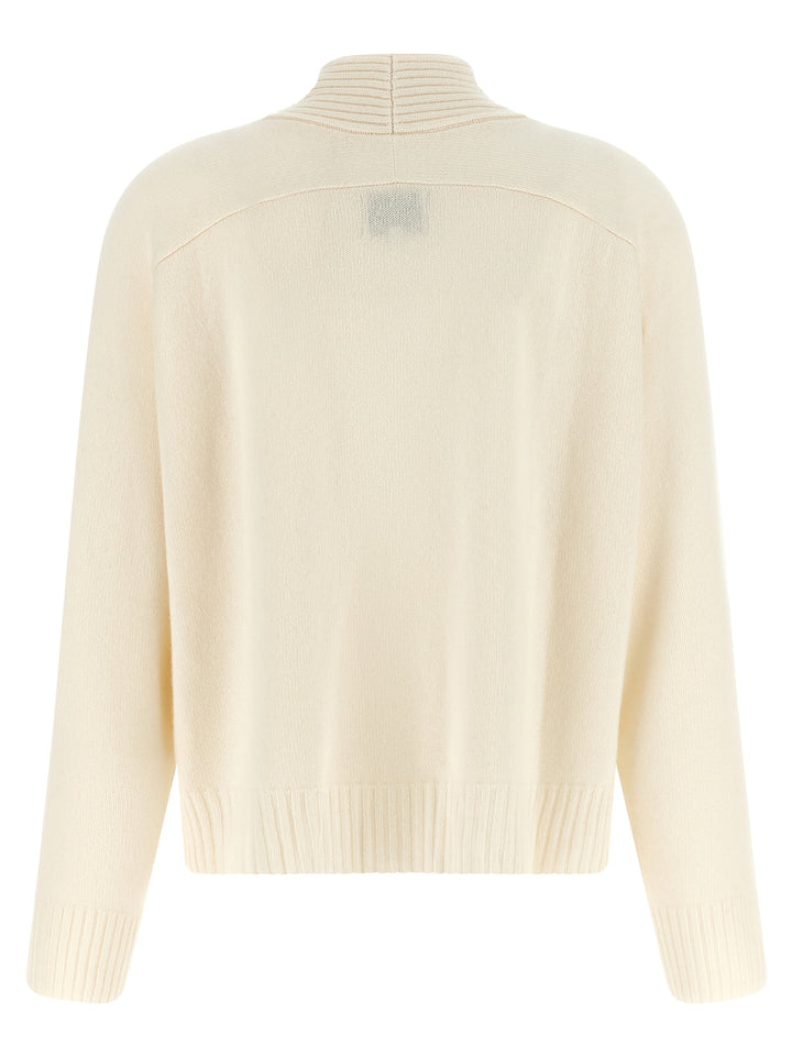 Loulou De Saison White Cashmere Cardigan