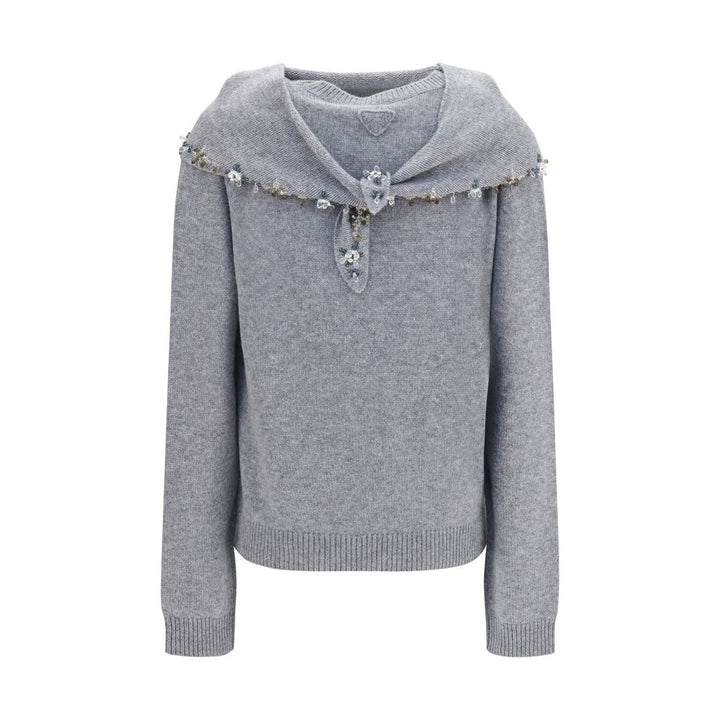 Prada Gray Cashmere Sweatshirt